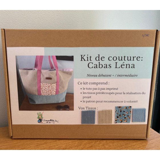 Kit Cabas Léna Léo bleu
